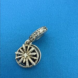 Pandora Silver and Gold Starburst Necklace